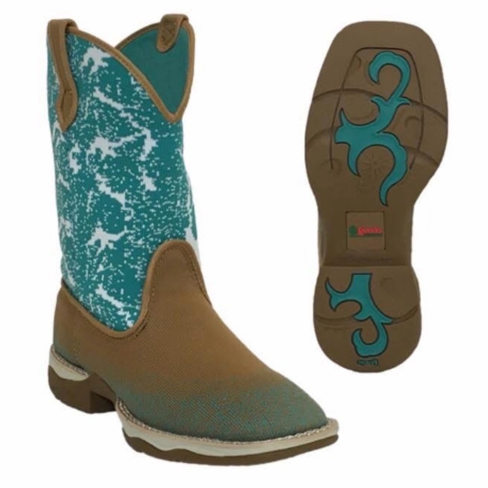 Laredo Western Woven Cowgirl Boots